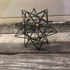 Black Geometric Star